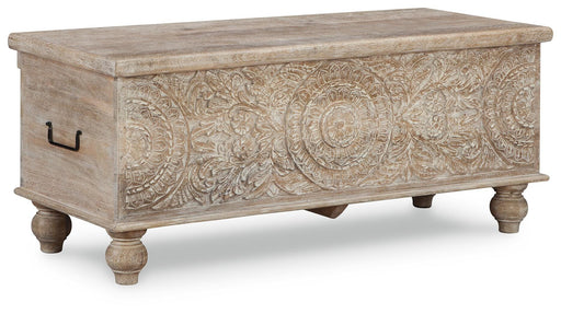 Fossil Ridge Storage Bench - Plourde Furniture Co (Caribou, ME)