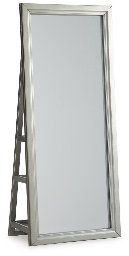 Evesen Floor Standing Mirror/Storage - Plourde Furniture Co (Caribou, ME)