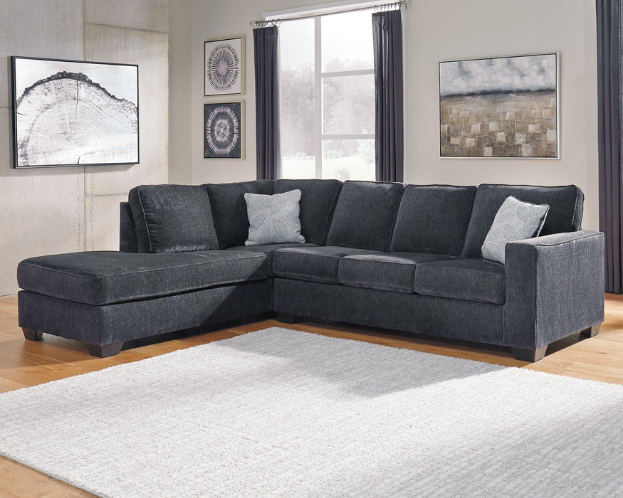Altari Sleeper Sectional with Chaise - Plourde Furniture Co (Caribou, ME)