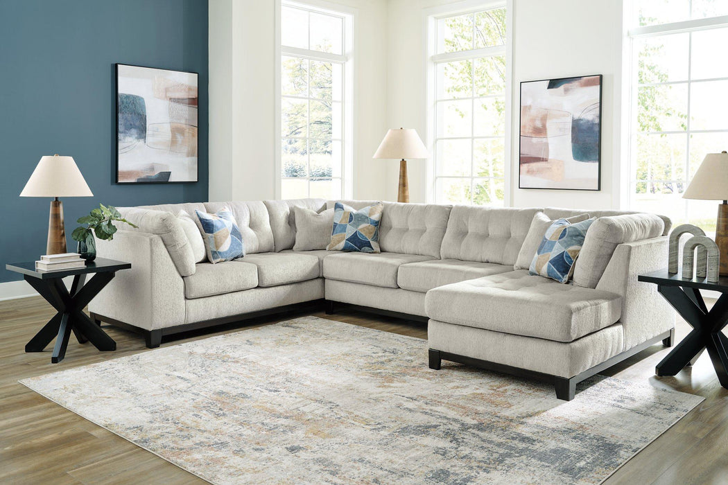 Maxon Place Sectional with Chaise - Plourde Furniture Co (Caribou, ME)