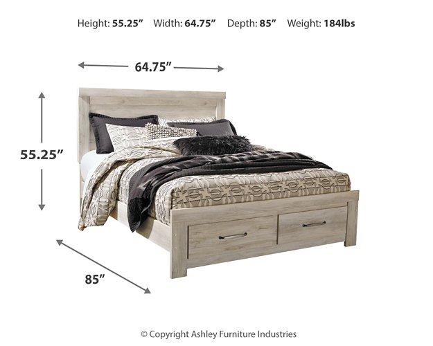 Bellaby Bed with 2 Storage Drawers - Plourde Furniture Co (Caribou, ME)