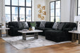 Midnight-Madness Sectional with Chaise - Plourde Furniture Co (Caribou, ME)
