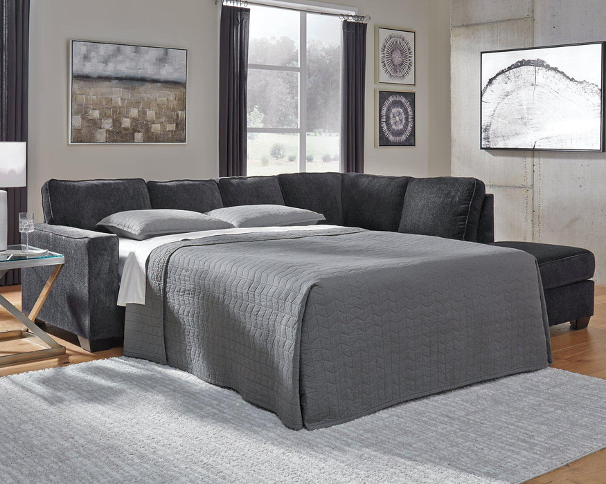 Altari Sleeper Sectional with Chaise - Plourde Furniture Co (Caribou, ME)