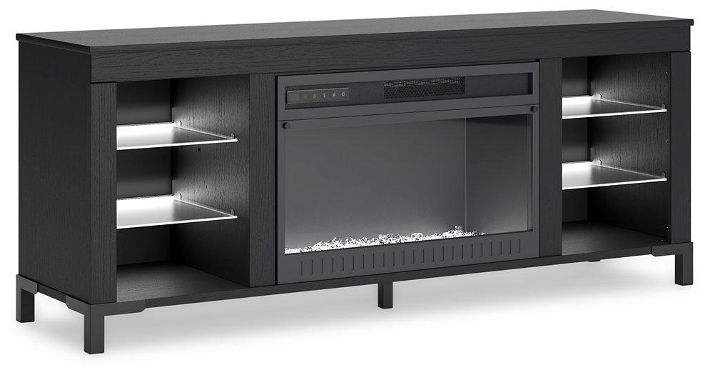 Cayberry 60" TV Stand with Electric Fireplace - Plourde Furniture Co (Caribou, ME)