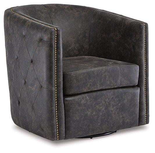 Brentlow Swivel Accent Chair - Plourde Furniture Co (Caribou, ME)