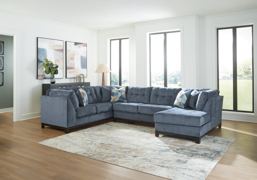 Maxon Place Sectional with Chaise - Plourde Furniture Co (Caribou, ME)