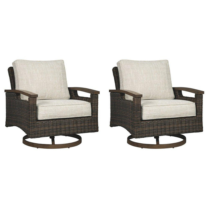 Paradise Trail Outdoor Sofa, Lounge Chairs and Fire Pit Table - Plourde Furniture Co (Caribou, ME)
