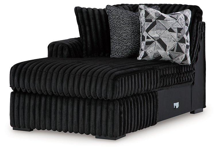 Midnight-Madness Sectional with Chaise - Plourde Furniture Co (Caribou, ME)