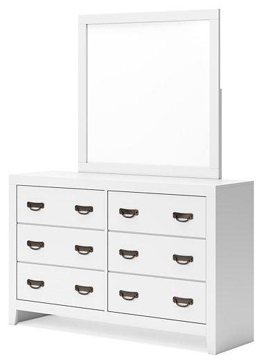 Binterglen Dresser and Mirror - Plourde Furniture Co (Caribou, ME)