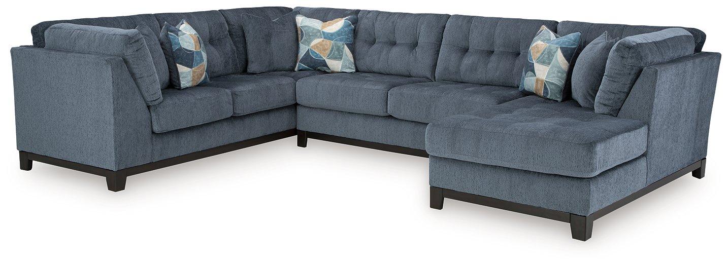 Maxon Place Sectional with Chaise - Plourde Furniture Co (Caribou, ME)