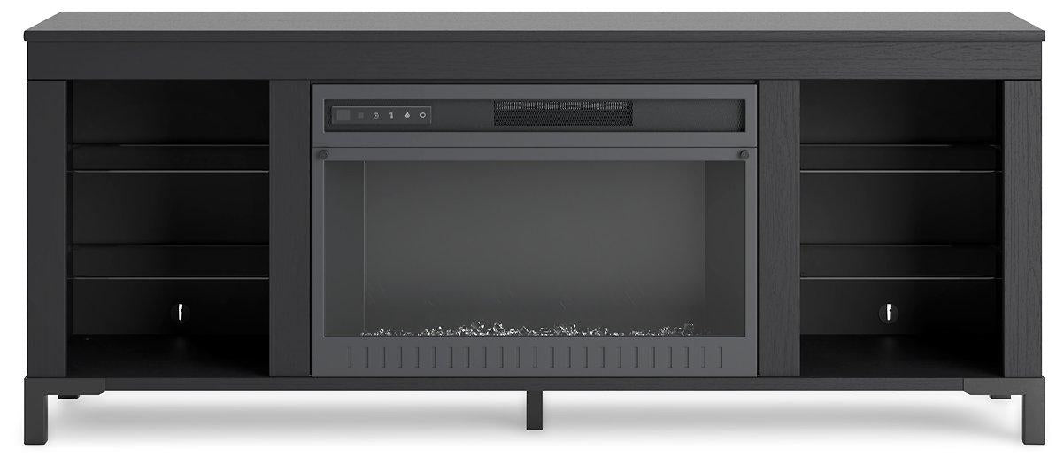 Cayberry 60" TV Stand with Electric Fireplace - Plourde Furniture Co (Caribou, ME)