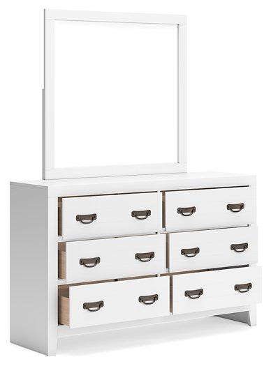 Binterglen Dresser and Mirror - Plourde Furniture Co (Caribou, ME)
