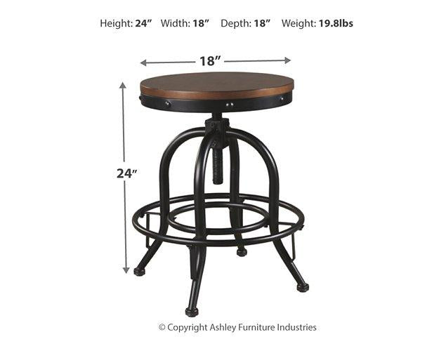 Valebeck Counter Height Bar Stool - Plourde Furniture Co (Caribou, ME)