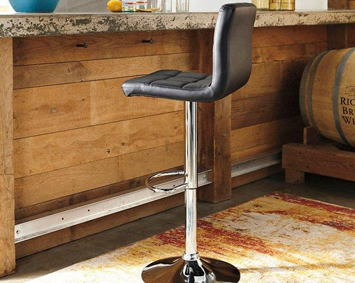 Bellatier Adjustable Height Bar Stool - Plourde Furniture Co (Caribou, ME)