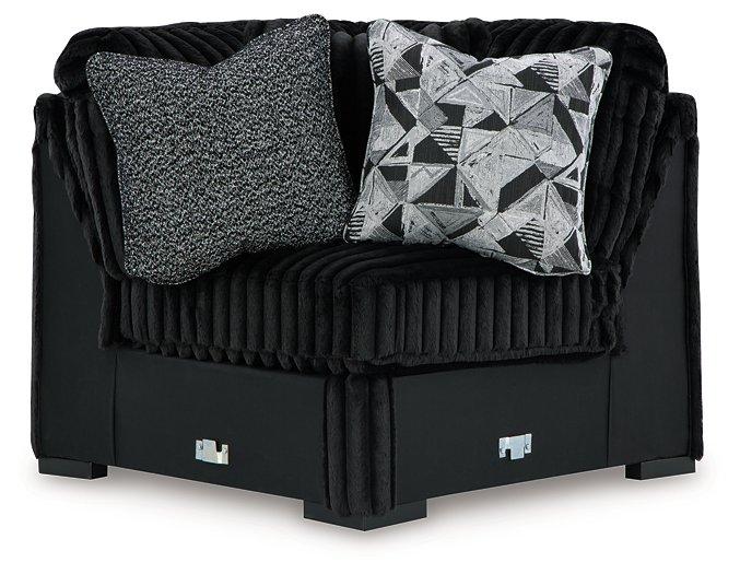 Midnight-Madness Sectional with Chaise - Plourde Furniture Co (Caribou, ME)