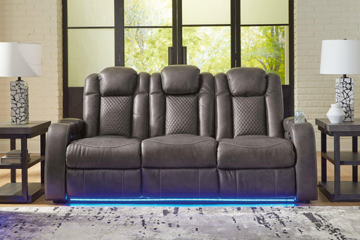 Fyne-Dyme Power Reclining Sofa - Plourde Furniture Co (Caribou, ME)