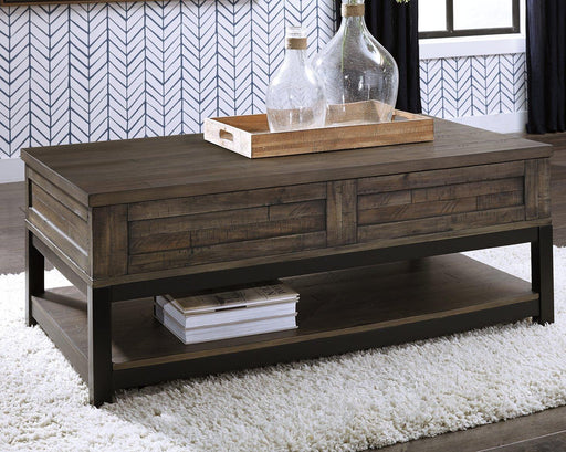 Johurst Coffee Table with Lift Top - Plourde Furniture Co (Caribou, ME)