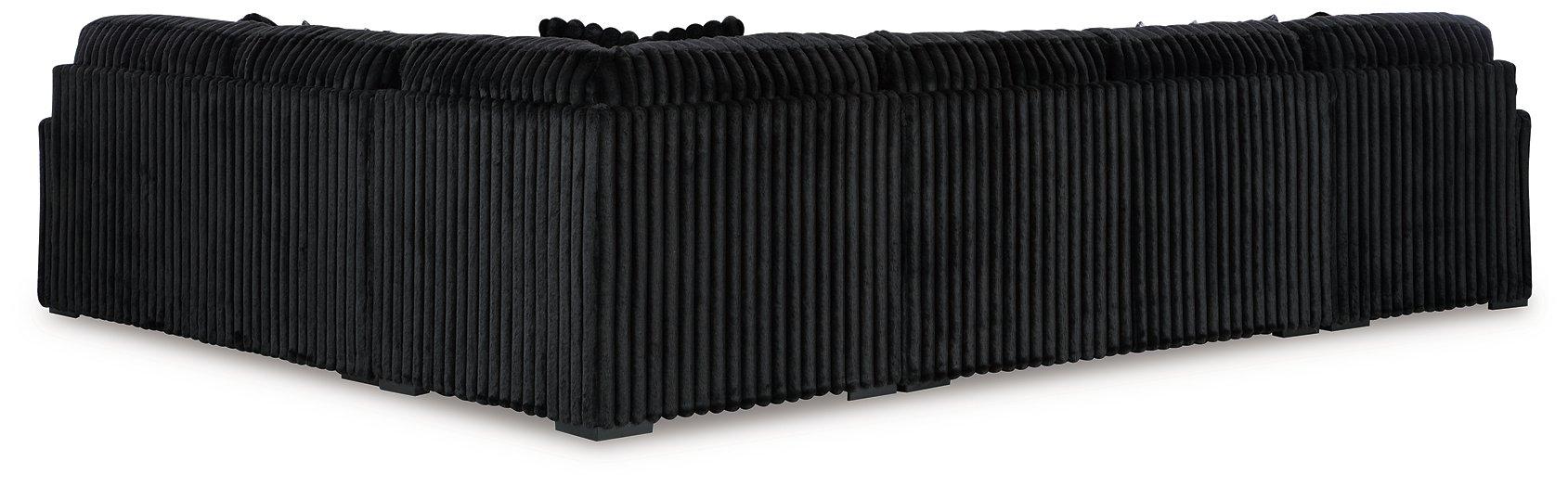 Midnight-Madness Sectional with Chaise - Plourde Furniture Co (Caribou, ME)