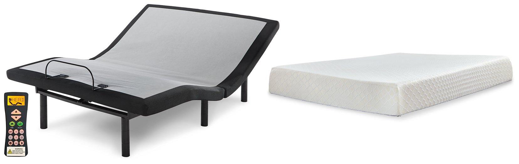 10 Inch Chime Memory Foam Mattress Set - Plourde Furniture Co (Caribou, ME)