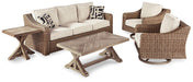 Beachcroft Outdoor Seating Set - Plourde Furniture Co (Caribou, ME)