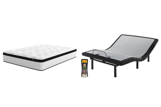 Chime 12 Inch California King Hybrid Mattress Package - Plourde Furniture Co (Caribou, ME)