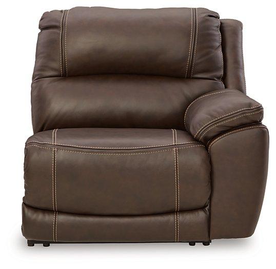 Dunleith Power Reclining Sectional Loveseat - Plourde Furniture Co (Caribou, ME)