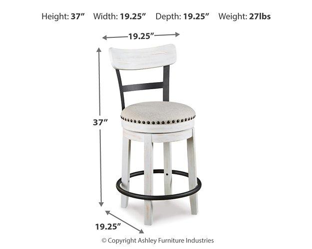 Valebeck Counter Height Bar Stool - Plourde Furniture Co (Caribou, ME)