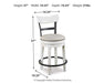 Valebeck Counter Height Bar Stool - Plourde Furniture Co (Caribou, ME)