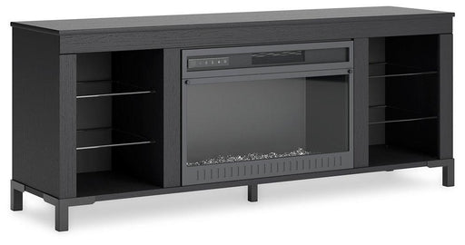 Cayberry 60" TV Stand with Electric Fireplace - Plourde Furniture Co (Caribou, ME)