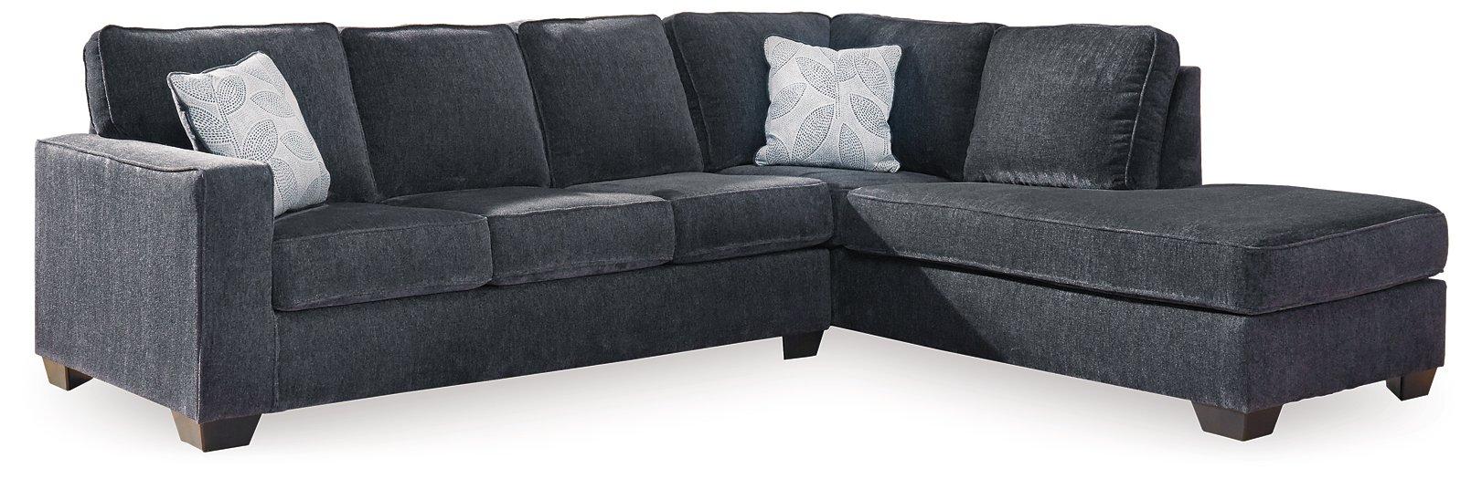 Altari Sleeper Sectional with Chaise - Plourde Furniture Co (Caribou, ME)