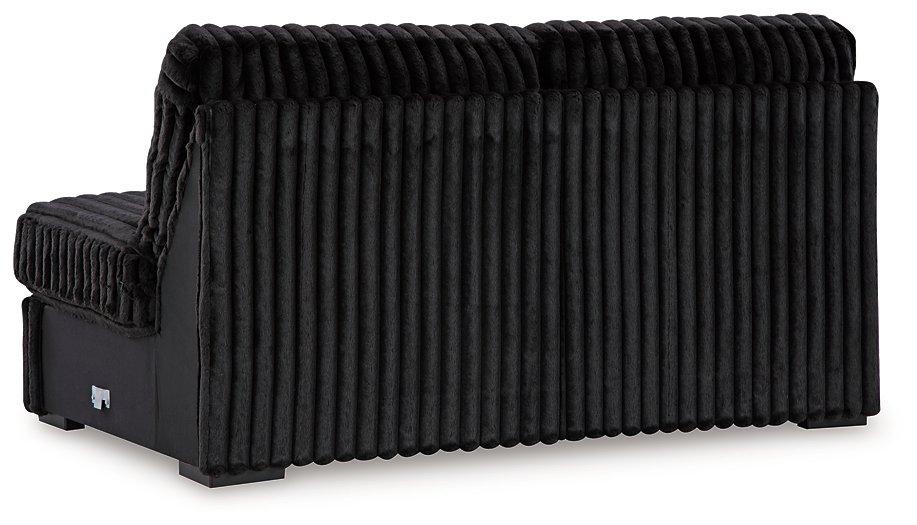 Midnight-Madness Sectional with Chaise - Plourde Furniture Co (Caribou, ME)