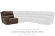 Dunleith Power Reclining Sectional Loveseat - Plourde Furniture Co (Caribou, ME)