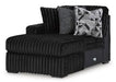 Midnight-Madness Sectional with Chaise - Plourde Furniture Co (Caribou, ME)