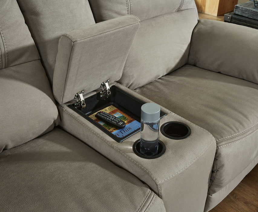 Next-Gen Gaucho Power Reclining Loveseat with Console - Plourde Furniture Co (Caribou, ME)