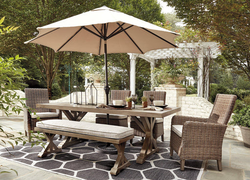 Beachcroft Outdoor Dining Table - Plourde Furniture Co (Caribou, ME)