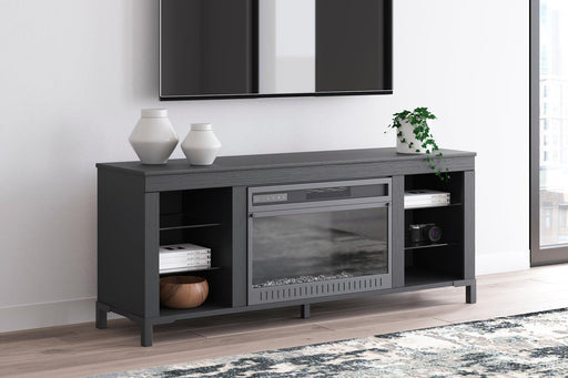 Cayberry 60" TV Stand with Electric Fireplace - Plourde Furniture Co (Caribou, ME)