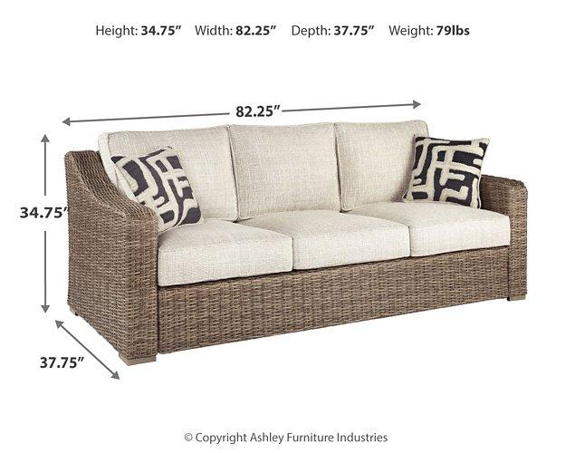 Beachcroft Outdoor Sofa with Cushion - Plourde Furniture Co (Caribou, ME)