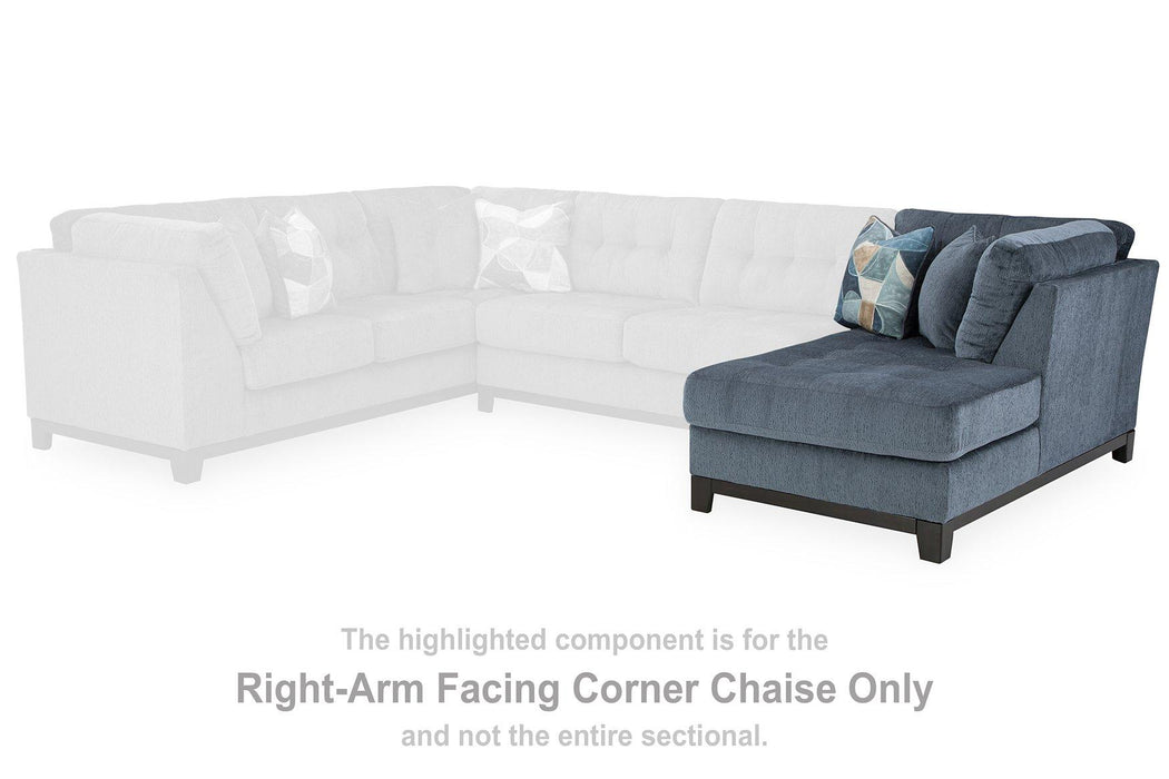 Maxon Place Sectional with Chaise - Plourde Furniture Co (Caribou, ME)