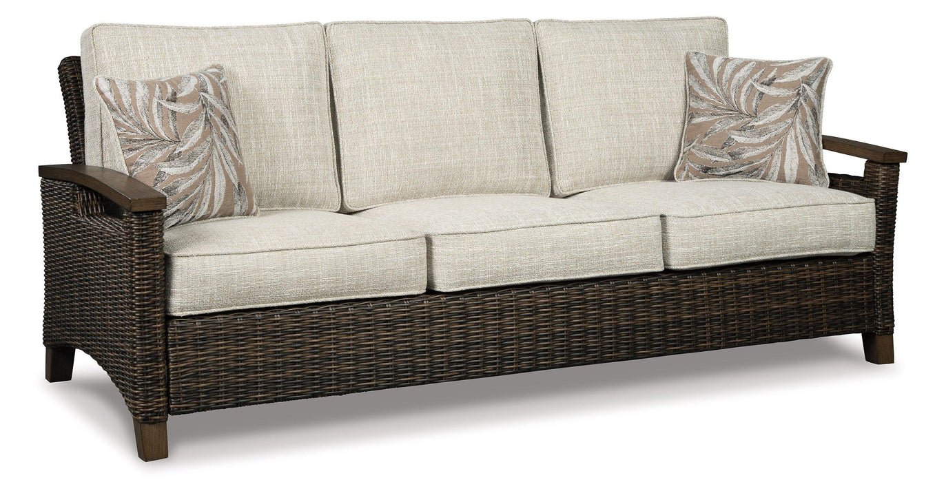 Paradise Trail Outdoor Sofa, Lounge Chairs and Fire Pit Table - Plourde Furniture Co (Caribou, ME)