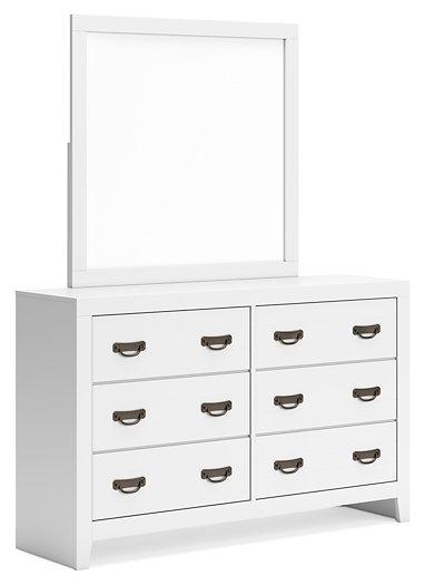 Binterglen Dresser and Mirror - Plourde Furniture Co (Caribou, ME)