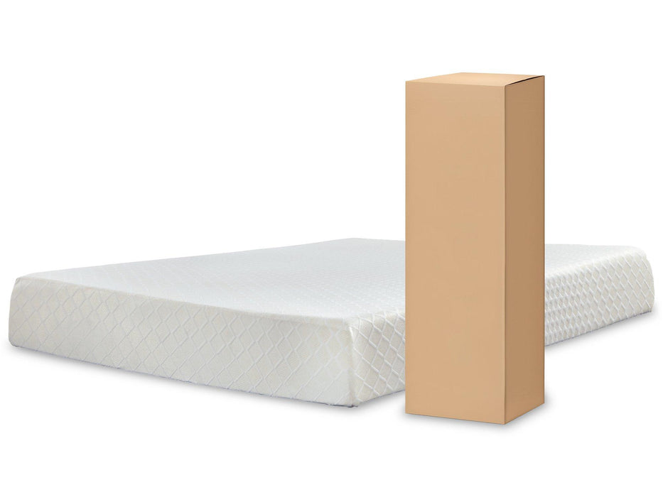 10 Inch Chime Memory Foam Mattress Set - Plourde Furniture Co (Caribou, ME)