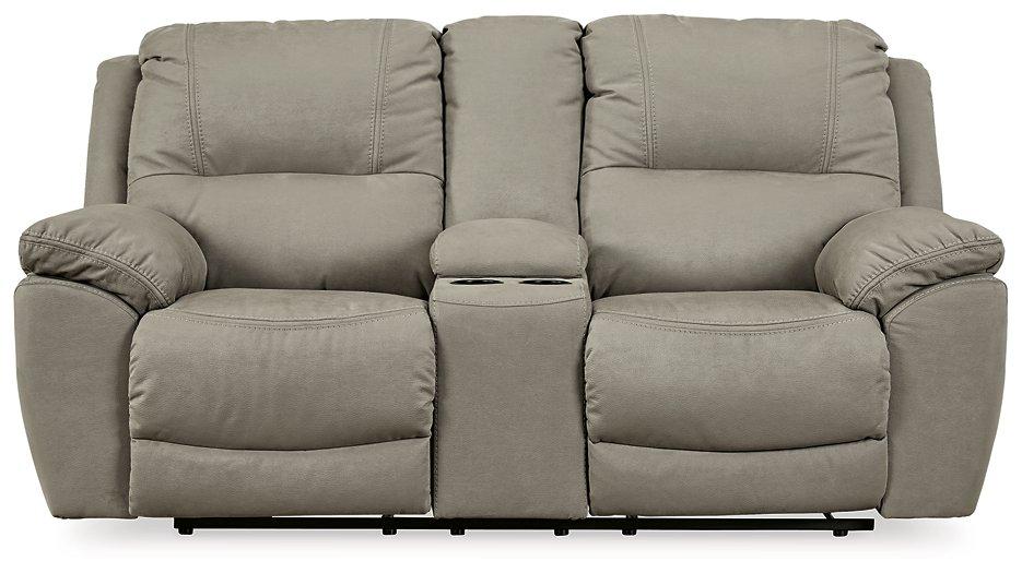 Next-Gen Gaucho Reclining Loveseat with Console - Plourde Furniture Co (Caribou, ME)