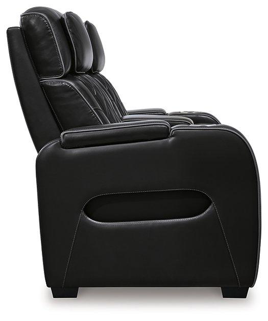 Boyington Power Reclining Loveseat with Console - Plourde Furniture Co (Caribou, ME)