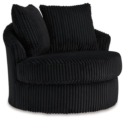 Gramwell Swivel Accent Chair - Plourde Furniture Co (Caribou, ME)
