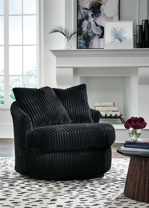 Gramwell Swivel Accent Chair - Plourde Furniture Co (Caribou, ME)