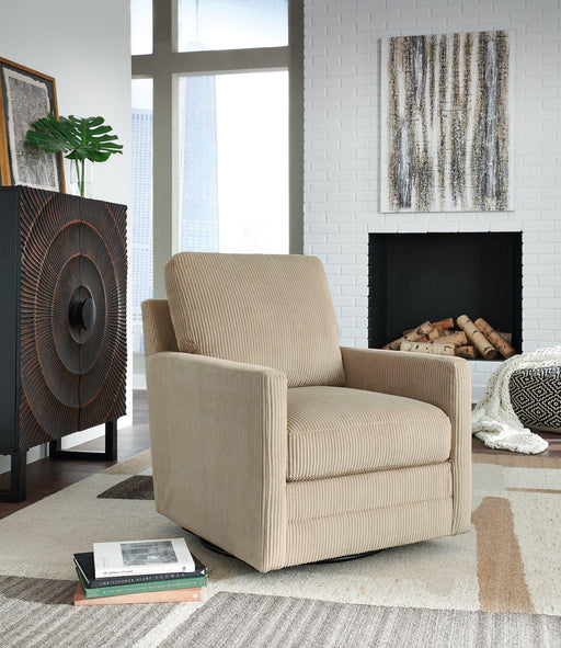 Icaman Swivel Accent Chair - Plourde Furniture Co (Caribou, ME)