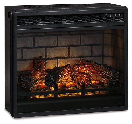 Entertainment Accessories Electric Infrared Fireplace Insert - Plourde Furniture Co (Caribou, ME)
