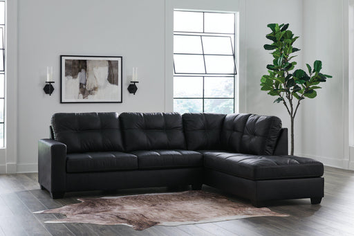 Barlin Mills Sectional with Chaise - Plourde Furniture Co (Caribou, ME)