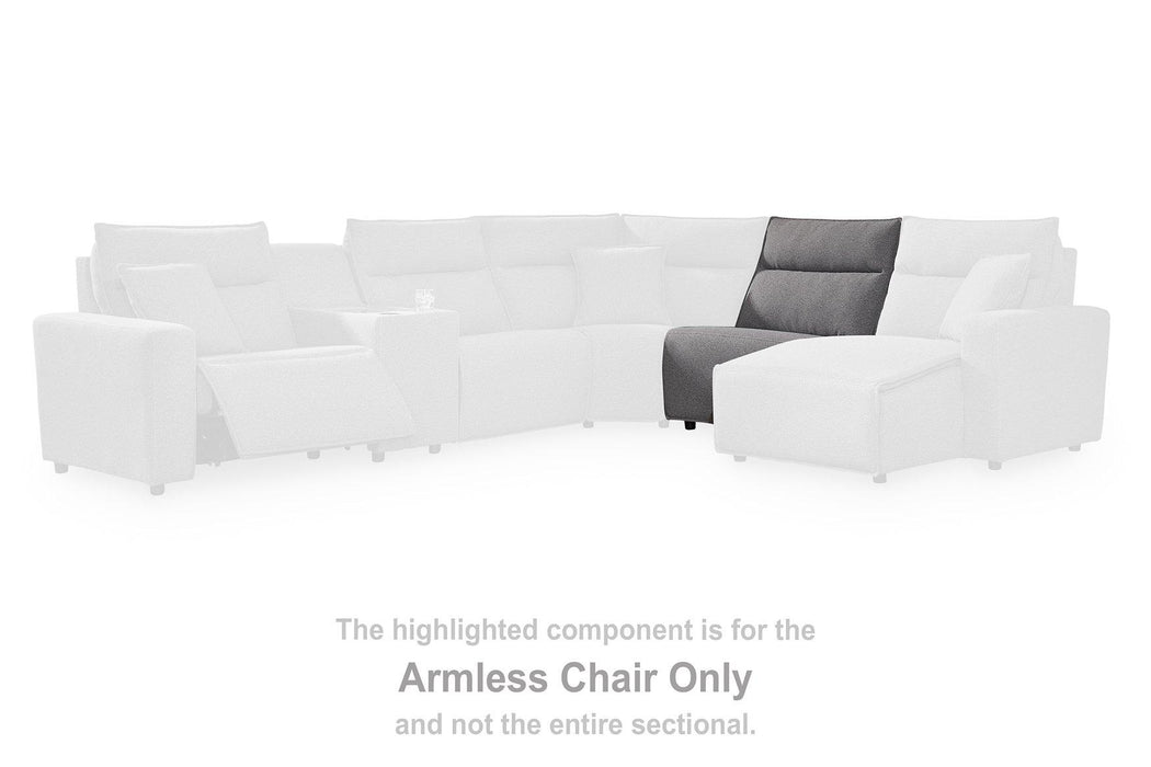 Modmax II Power Reclining Sectional with Audio Consoles - Plourde Furniture Co (Caribou, ME)