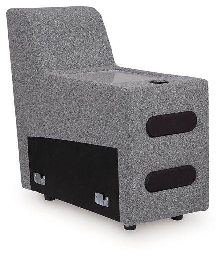 Modmax Reclining Sectional with Audio Console - Plourde Furniture Co (Caribou, ME)